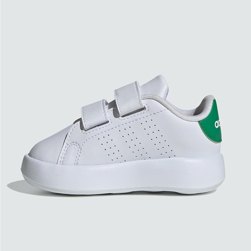 NEW Adidas Advanced CF I Toddlers Size 9K Sneakers White/Green New In Box